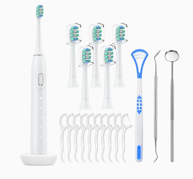 Powerful USB Wireless Rechargeable Tooth Brush Waterproof Electronic Whitening T...